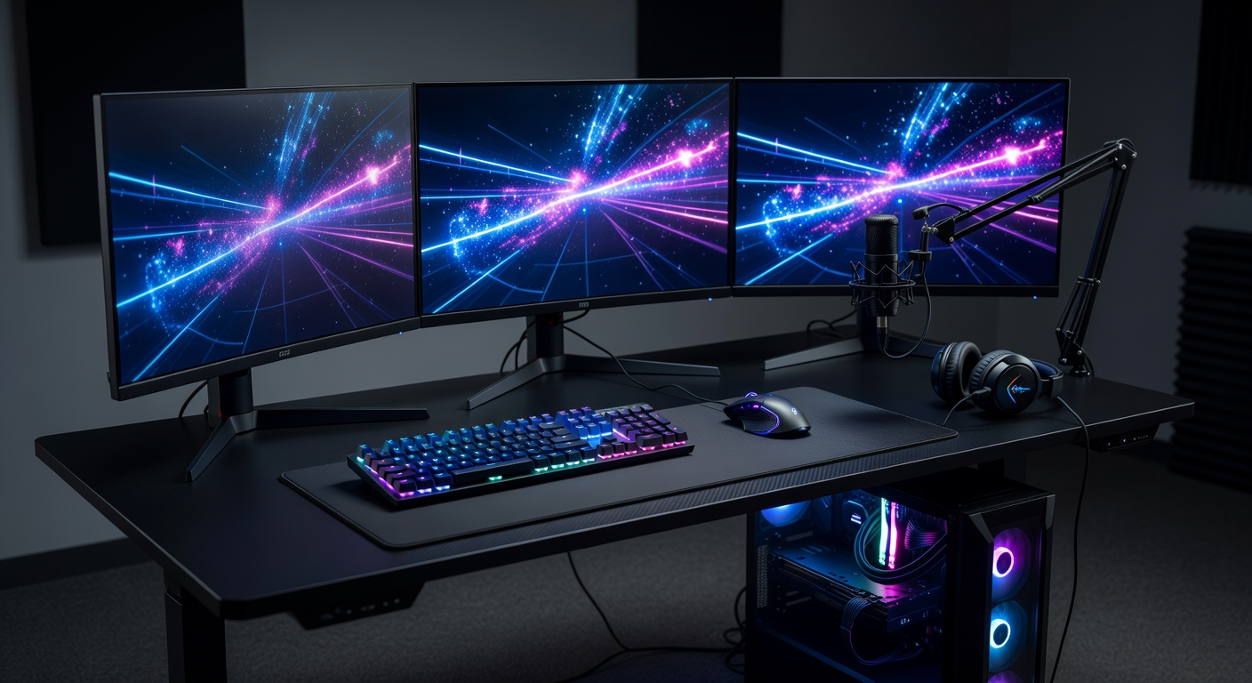 Esports Gaming Setup Mockup